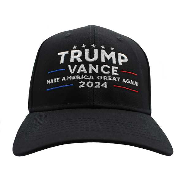 Trump Vance 2024 Cotton Cap - Black