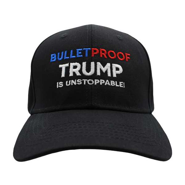 Bulletproof Trump Is Unstoppable! Cotton Cap - Black