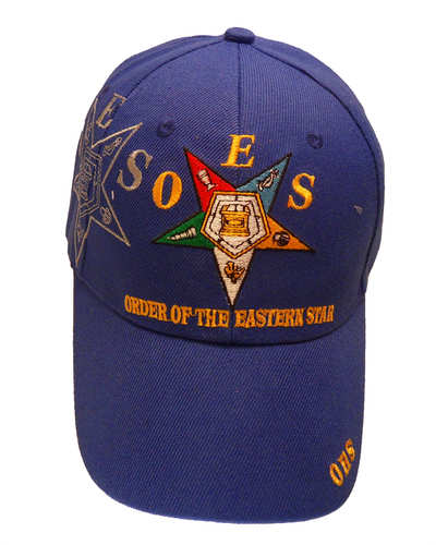 OES Order of the Eastern Star Cap - Royal Blue