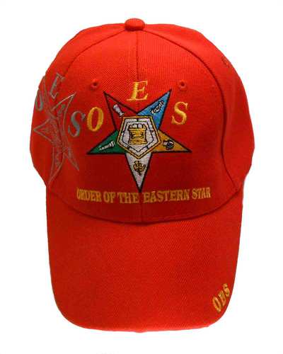 OES Order of the Eastern Star Cap - Red