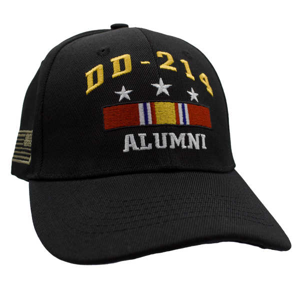 DD-214 Alumni Arch CAP - Black