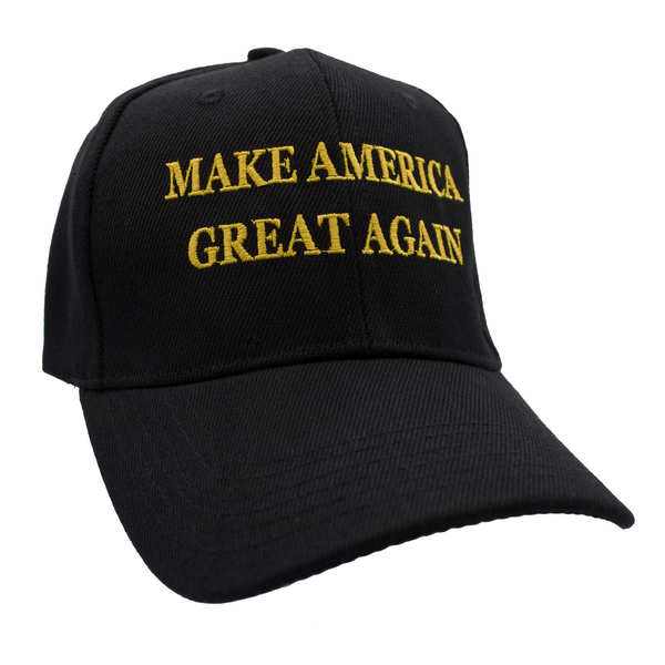 Make America Great Again (Gold) CAP - Black