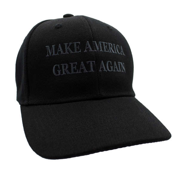 Make America Great Again (Dark Gray) CAP - Black (6 PCS)