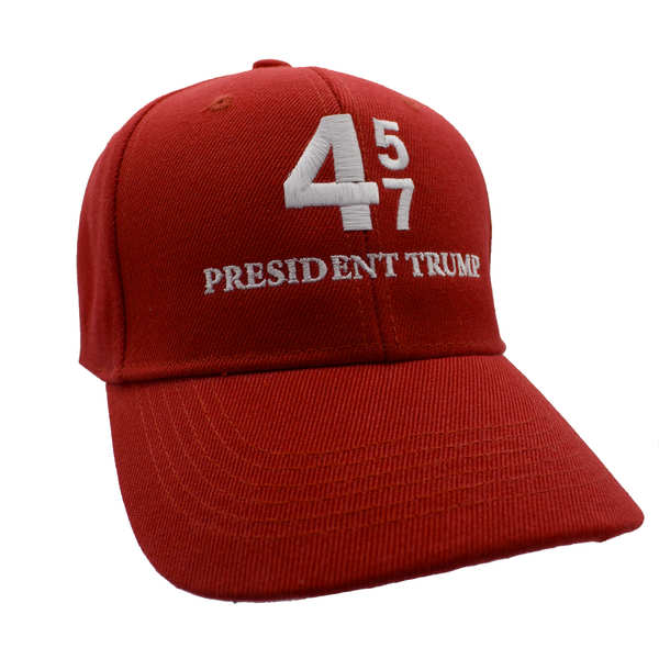 45 47 President Trump CAP - Red (6 PCS)