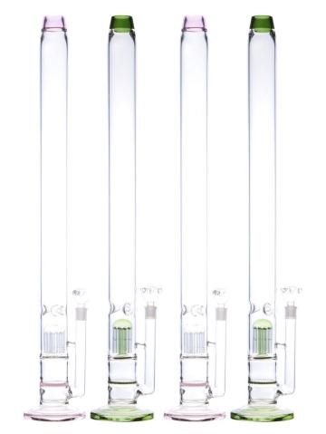 3FT TALL STRAIGHT SHOOTER WITH TREE PERC AND HONEYCOMB PERC