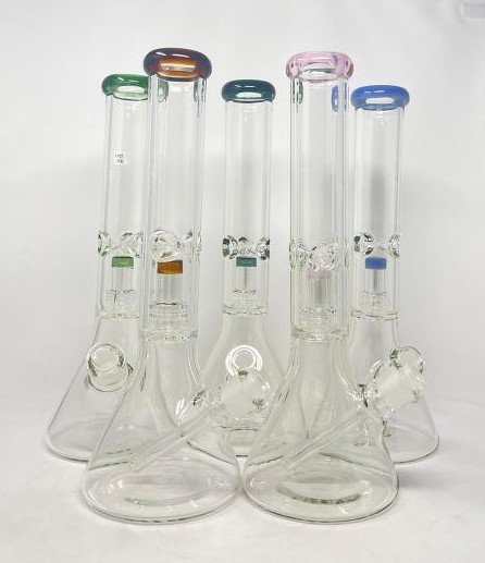 7MM BEAKER BONG WITH SHOWER HEAD PERC