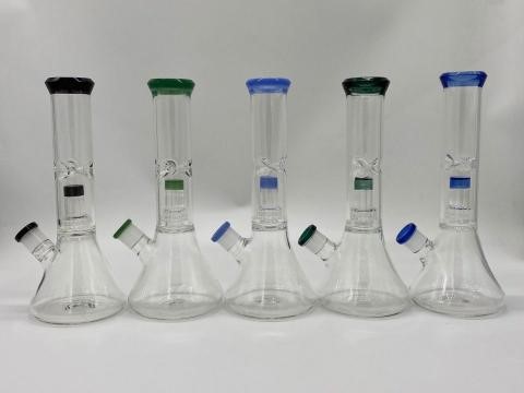 11 INCH 5MM BEAKER BONG WITH SHOWER HEAD PERC