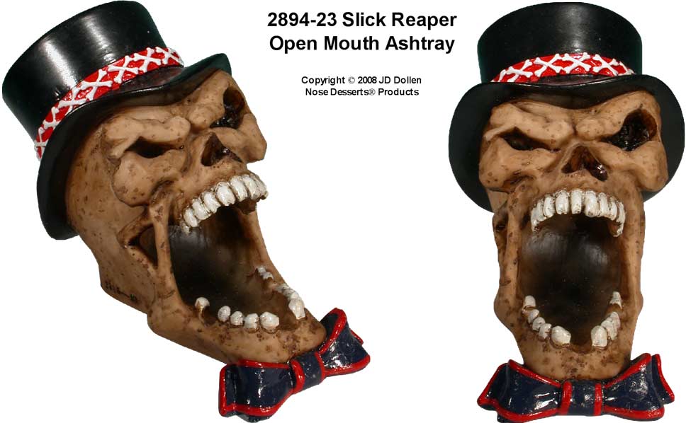 Slick Reaper: Open Mouth Ashtray / CANDY-Coin Dish