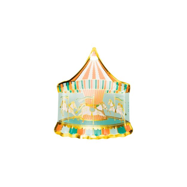 Fun Fair Carousel Paper Plates (8)