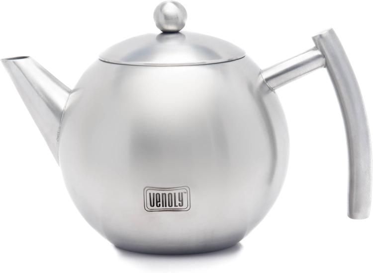 Stainless Steel Tea Pot With Removable Infuser For Loose Leaf and