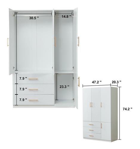 Closet Armoire Wardrobe Clothes Closet Storage