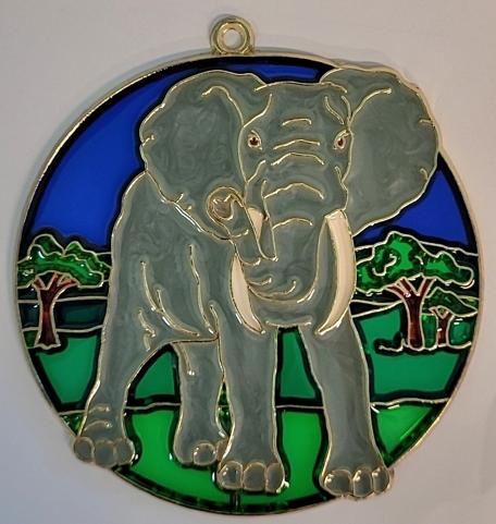 Elephant in Circle