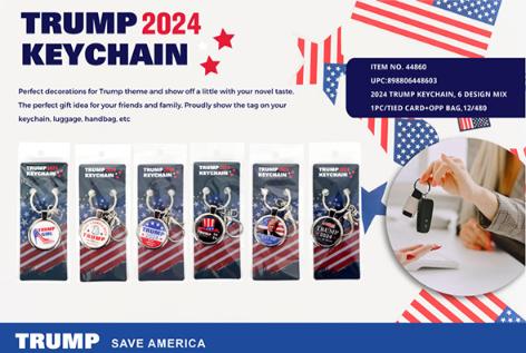 2024 TRUMP KEYCHAIN ROUND