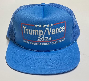 1 aaTrump Vance 2024 mesh HATs - light blue