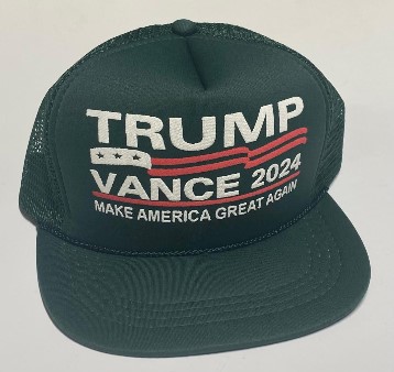 1 abTrump Vance 2024 Youth mesh HAT - dark green