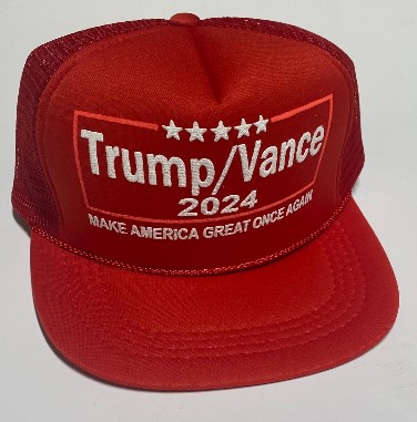1 acTrump Vance 2024 Youth mesh HAT - RED