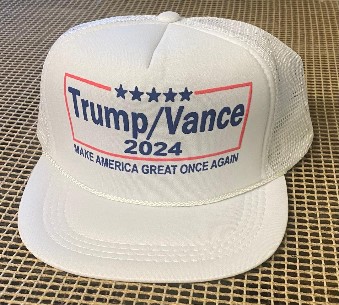 1 acTrump Vance 2024 Youth mesh HAT - white