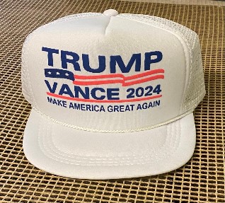 1 abTrump Vance 2024 Youth mesh HAT - white