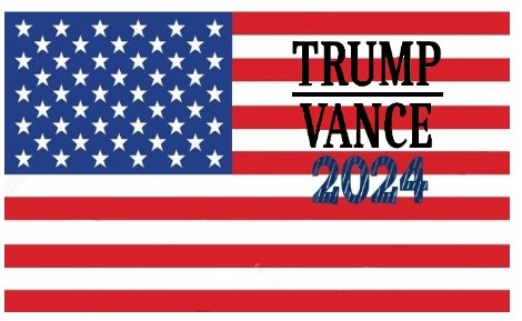 1 b3' x 5' Trump Vance 2024 FLAGs