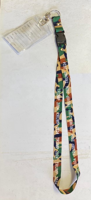 1 aPresident Trump 2024 Brown Camo LANYARD