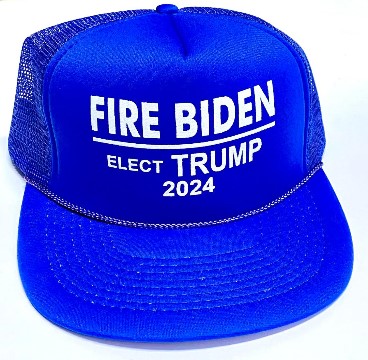 1 aFire Biden mesh HAT - royal blue