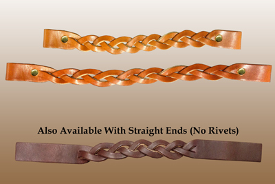 Braided Leather Basket Handles