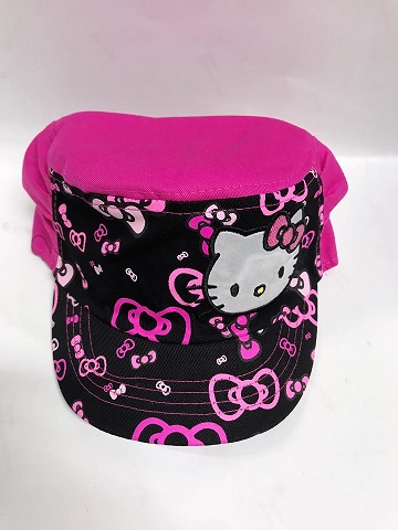 Cartoon HAT- Hello Kitty Round