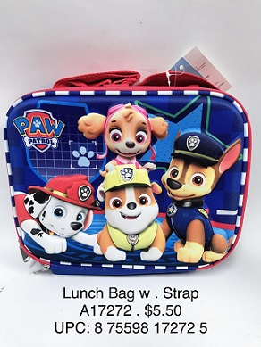 Lunch BAG w Strap-Paw Patrol 3D (A17272)