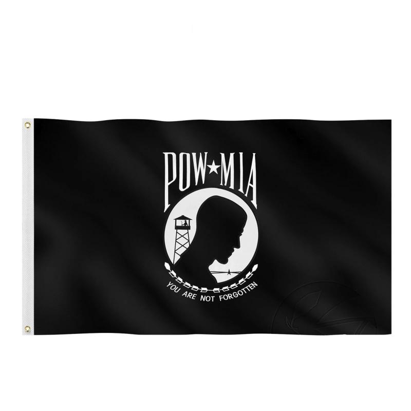 Pow Mia 3ft x 5ft Nylon FLAG - Double Sided, US Made